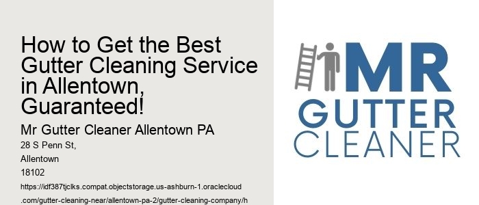 How to Get the Best Gutter Cleaning Service in Allentown, Guaranteed!